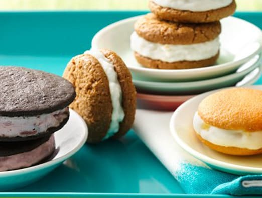 Tropical Vanilla FroYo Sandwiches