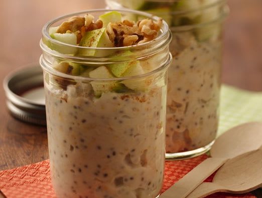 Apple Crisp Refrigerator Oatmeal