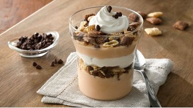 Chocolate Pumpkin Pie Yogurt Parfait