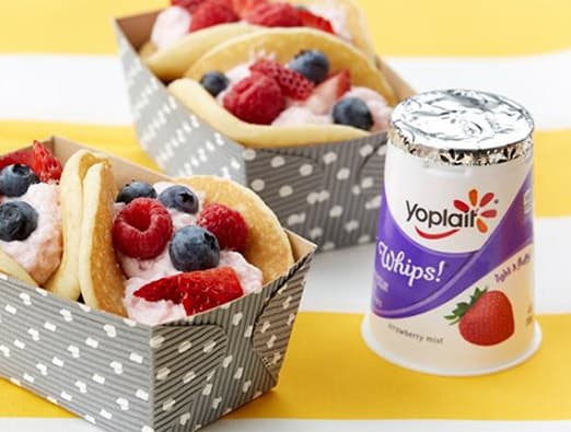 Fruity Pancake Tacos