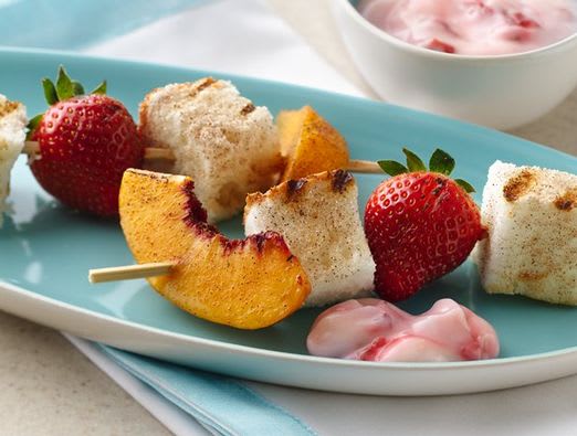 Grilled Angel Food Cake Kabobs