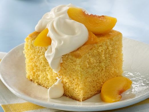 Peaches and Cream Cake