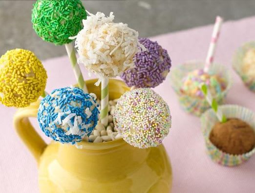 Pina Colada Cake Pops