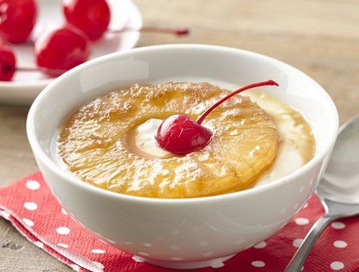 Pineapple Upside Down Yogurt Cup