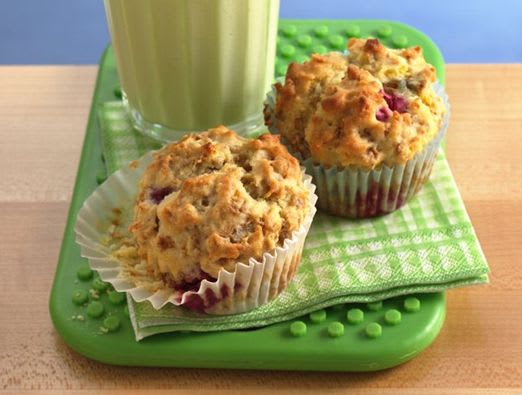 Sunny Lemon Raspberry Muffins