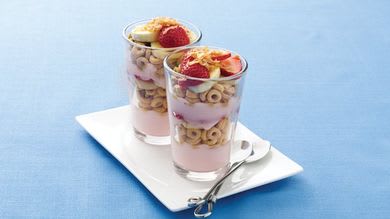 Tropical Banana Nut Parfaits