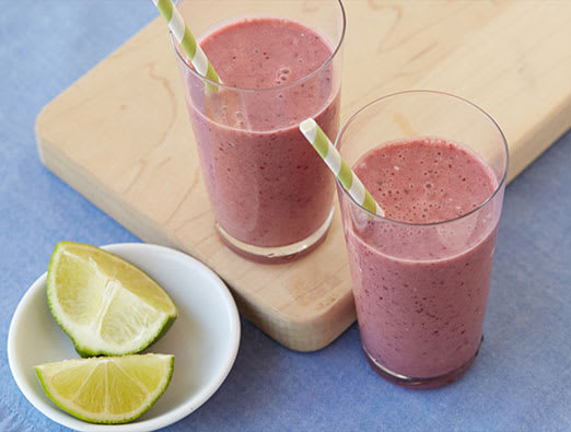 Cherry-Lime Smoothies