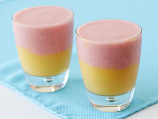 Strawberry Orange Sunrise Smoothies