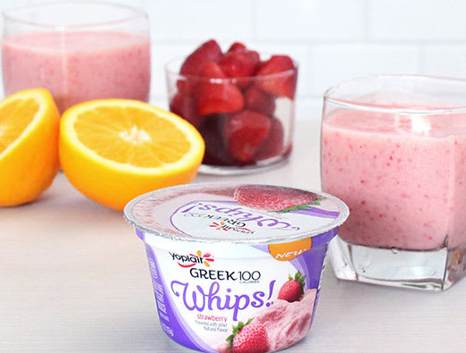 Whipped Strawberry Smoothie