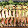 Assorted triangle sandwiches & wraps