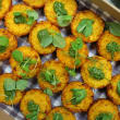 Pumpkin risotto cake