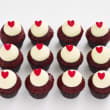 Red velvet mini cupcakes (12 pcs)