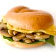 Bagel - Egg, Mushroom & Spinach