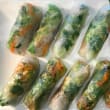 Vietnamese rice paper rolls