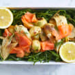 Smoked salmon & potato salad (DF)