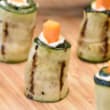 Grilled zucchini rolls