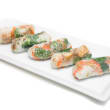 Vietnamese rice paper rolls