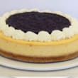 Baked blueberry cheesecake