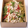 Creamy pesto & chicken pasta salad