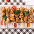 Chicken skewers