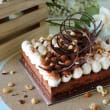 Dark Chocolate & Hazelnut Crunch Mousse Cake (H)