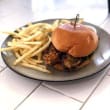 Eggplant veggie burger
