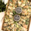Vietnamese rice paper roll platter
