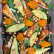 Avocado & Haloumi salad
