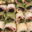 Assorted gourmet wraps
