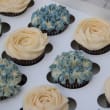 Vintage Blue Cupcake