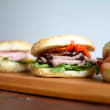 Assorted mini bagels