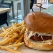 Thai style fish burger