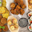 Gluten free + vegetarian Flavours (40 pcs (cold))