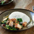 Roast pork stir-fry