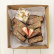 Paleo banana bread slice