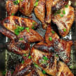 Marinated chicken wings