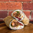Pulled pork sushi burrito