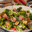 Asian soba noodle salad