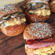 Chickpea crumble slider
