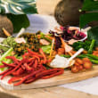 The veggie patch dip platter