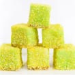 Green & Gold Lamingtons (6 pack)
