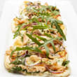 Smoked salmon pizza