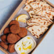 Zucchini falafel - platter (pp)