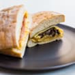 Breakfast paninis