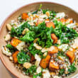 Kale, quinoa & haloumi salad (10-15 pax)