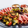 Traditional antipasto platter