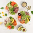 Naked sandwich bowl