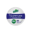 DSTTBW19 BOWL ROUND PLASTIC WHITE 175MM 340ML ECO-SMART SUPERWARE (PK50)