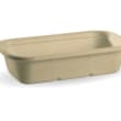 DSTFBB10 TAKEAWAY CONTAINER RECT BIOCANE 1000ML NATURAL BIOPAK (CT500)