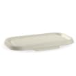DSDRLW00 LID FLAT RECT FOR BIOCANE CONTAINER 750-1000ML WHITE BIOPAK (CT500)